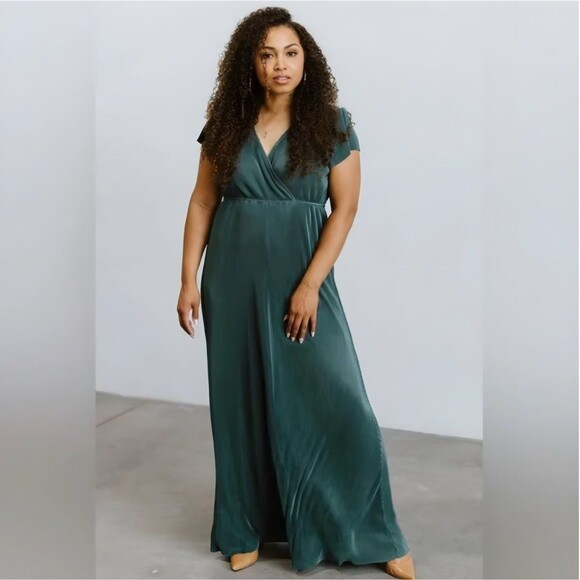 Baltic Born Athena Maxi Dress Ribbed Lagoon size XS NWTs - Picture 1 of 7